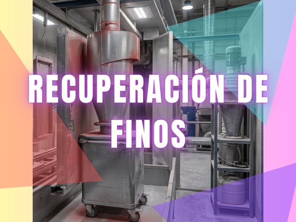 recuperación de pintura en polvo