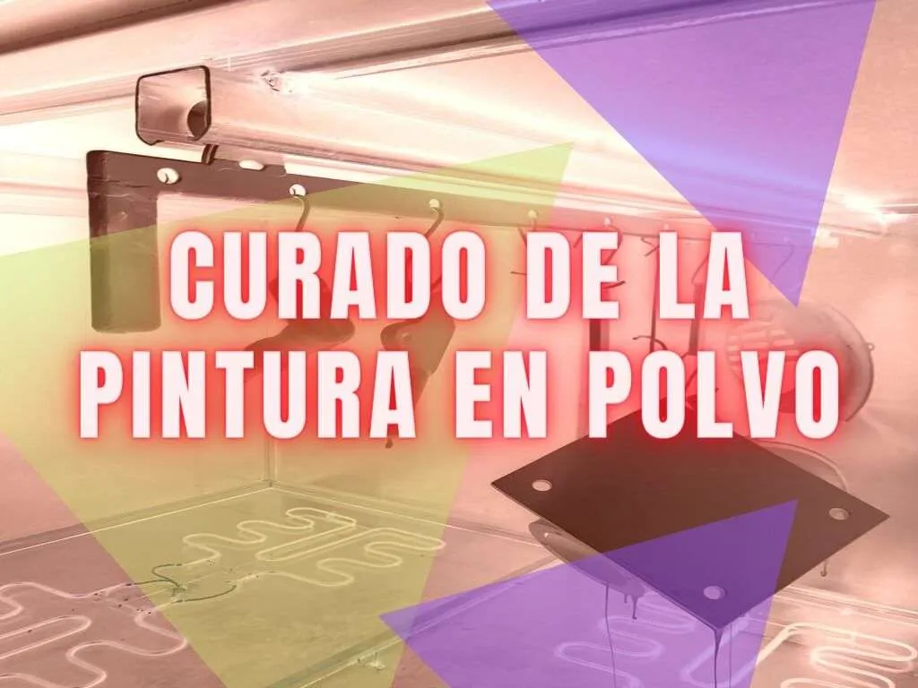 curado de la pintura en polvo