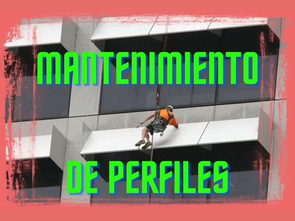 mantenimiento de perfiles