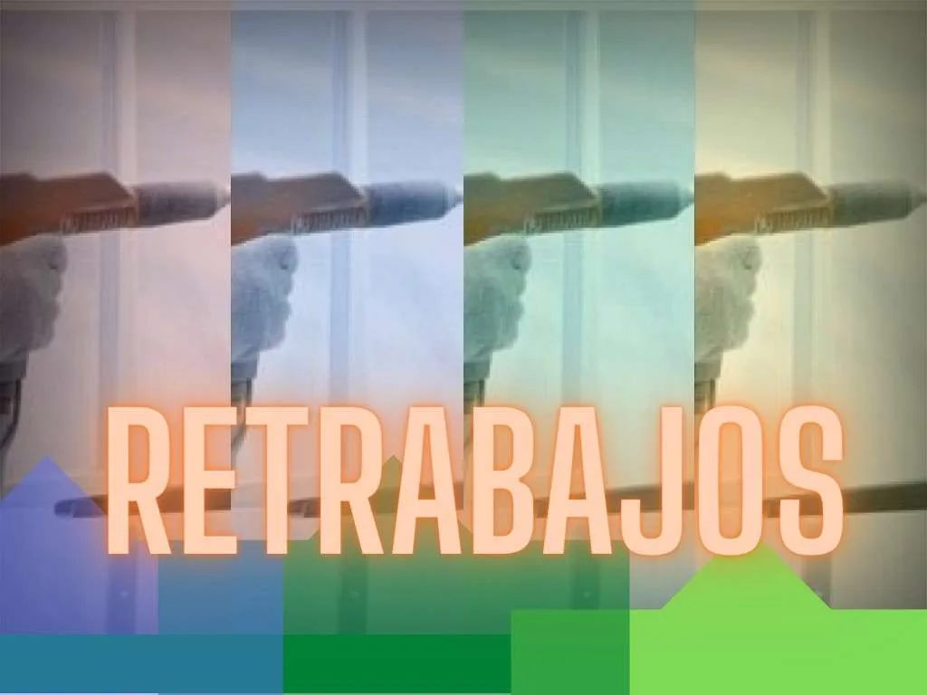 retrabajos en pintura en polvo